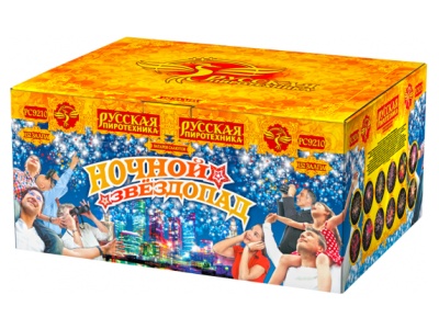 Ночной звездопад Комбинированный Фейерверк купить в Кумыше | kumysh.salutsklad.ru