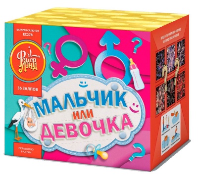 Мальчик или девочка М Фейерверк купить в Кумыше | kumysh.salutsklad.ru